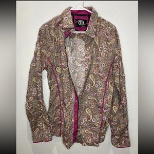 Caviar Dremes patterned collared shirt - Large